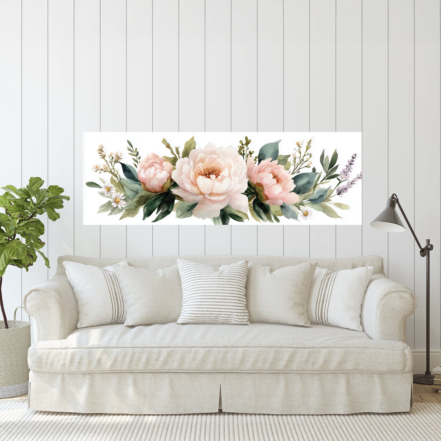 Delicate Peony Spring Wall Art Home Decor