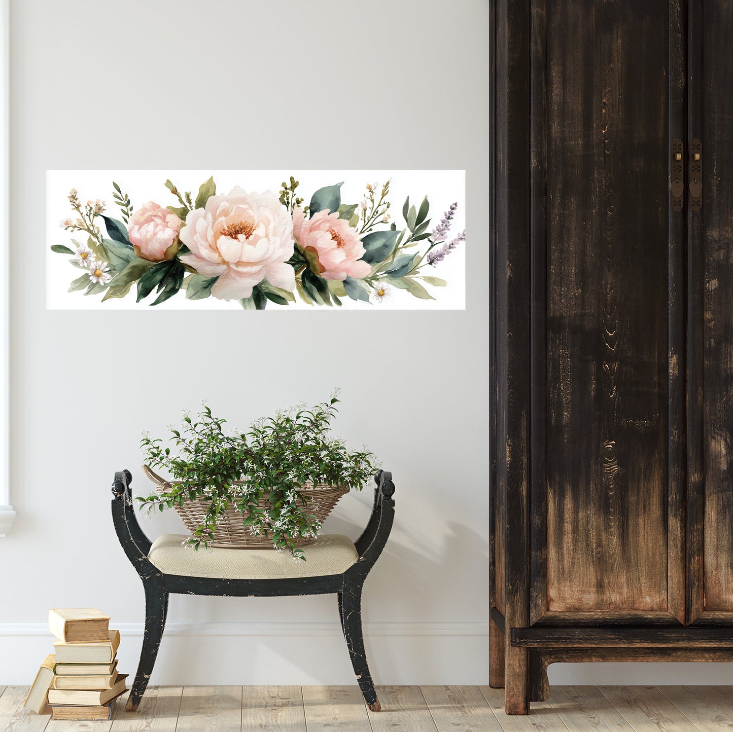 Delicate Peony Spring Wall Art Home Decor