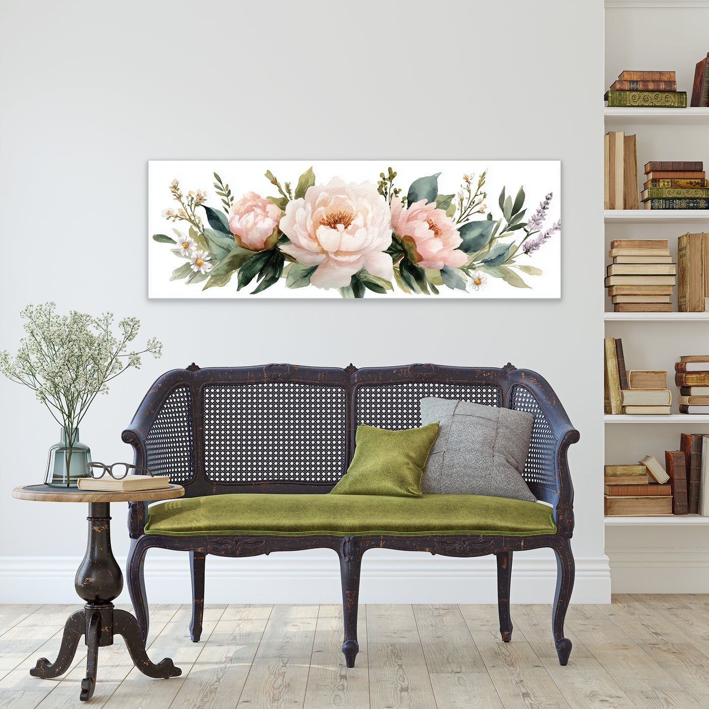 Delicate Peony Spring Wall Art Home Decor