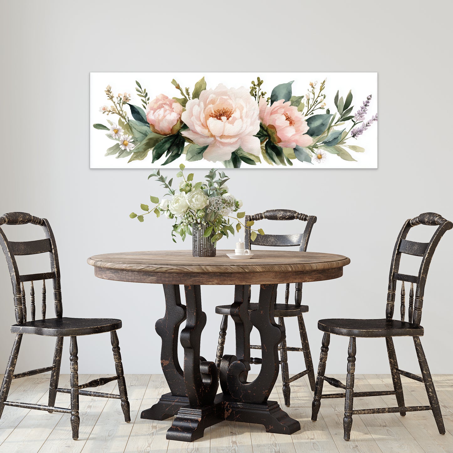 Delicate Peony Spring Wall Art Home Decor