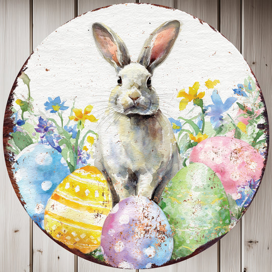 Joyful Farmhouse Easter Welcome Sign - Durable Weatherproof Composite for Porch Decor