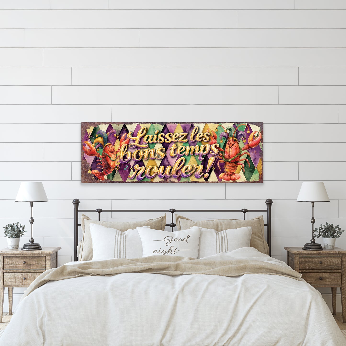 Festive Mardi Gras Wall Art Decor - Whimsical Crawfish Design for Home, Covered Patio & Porch