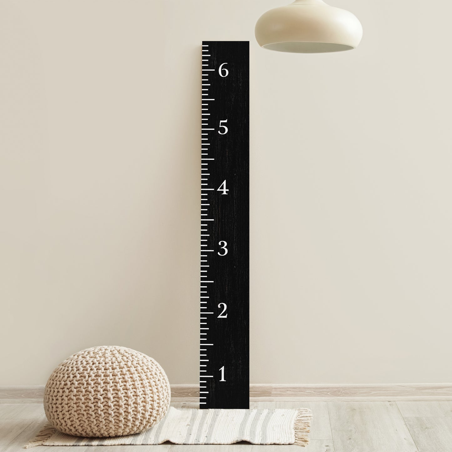 6ft Growth Chart Ruler - Black, Playroom Decor, Wall Ruler, Wood Growth Chart, Nursery Decor Signs, Kids Wall Art, Toddler Bedroom Decor