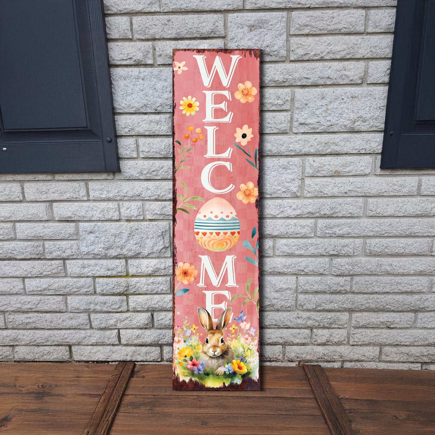 Easter Welcome Sign Decor for Front Porch | Easter Outdoor Decor for Front Door | Easter Gift | 3 Sizes