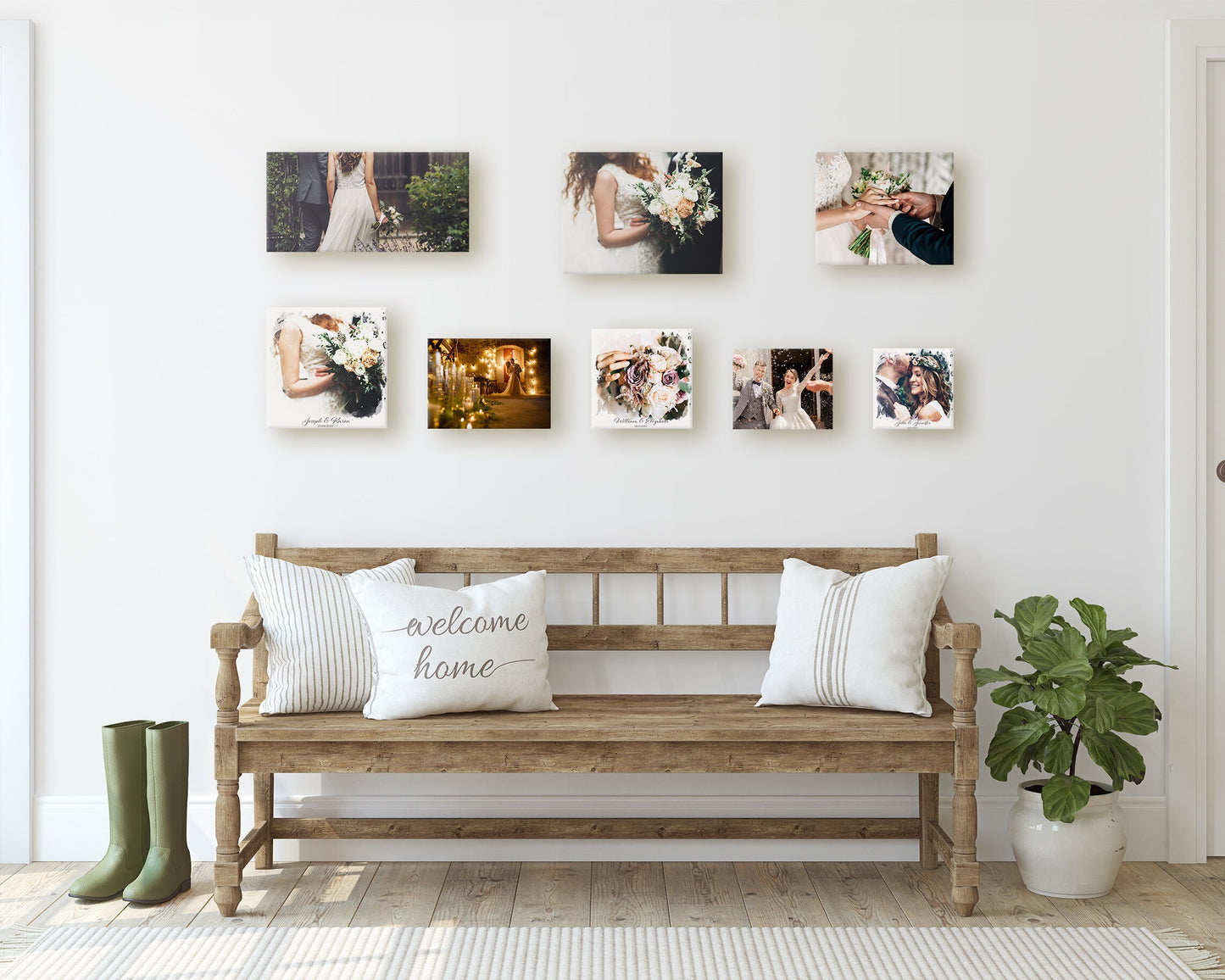 Personalized Printed Canvas - Personalized Wall Art from Family & Wedding Photos, Quality Canvas Gift