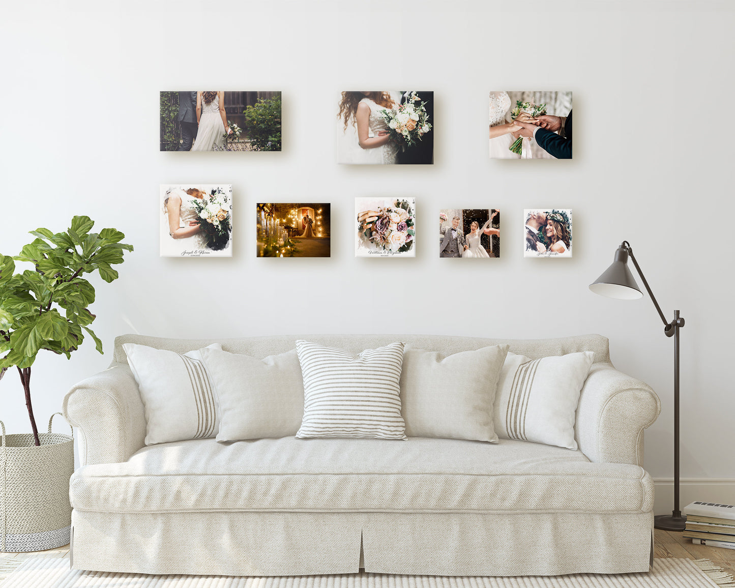 Personalized Printed Canvas - Personalized Wall Art from Family & Wedding Photos, Quality Canvas Gift