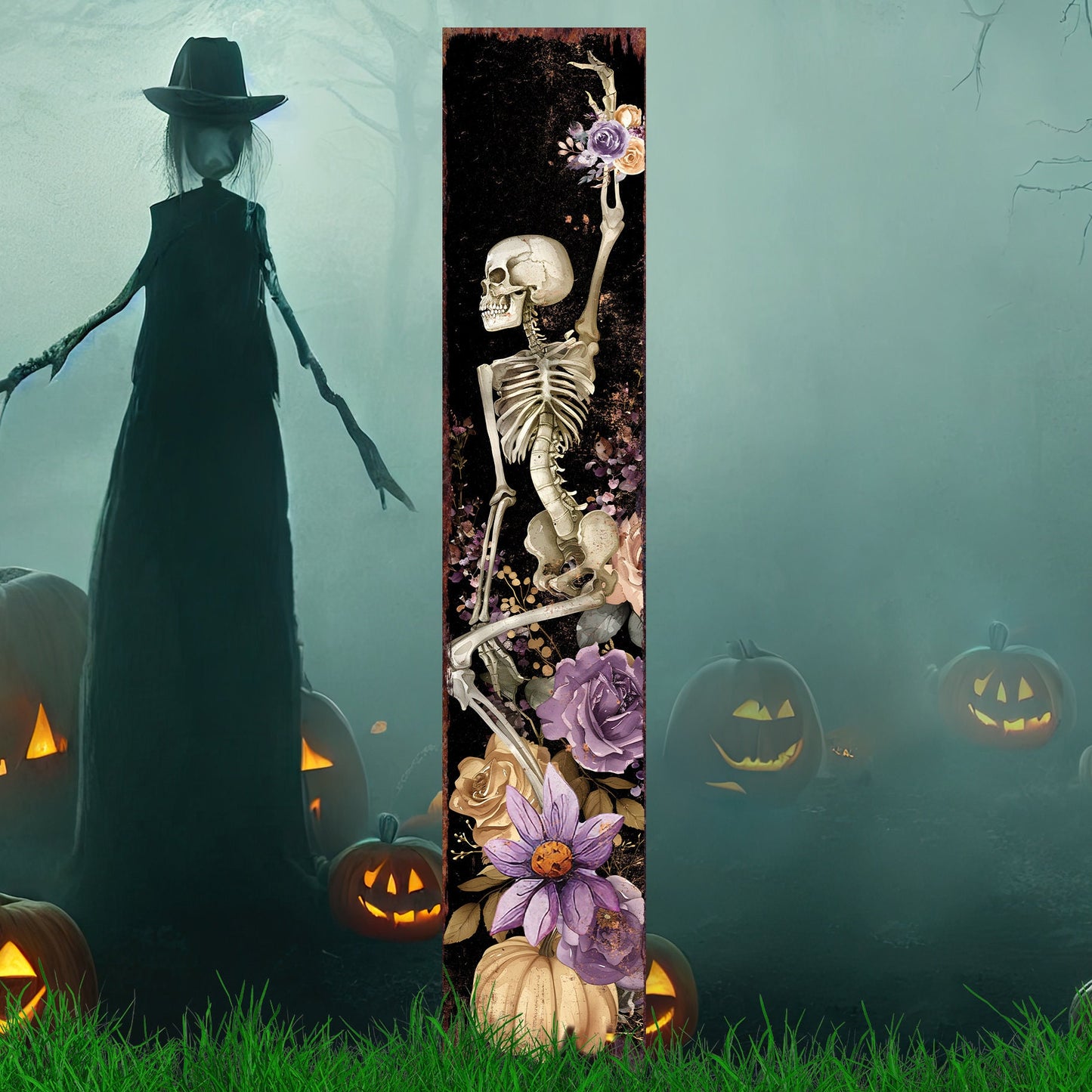 42-inch Halloween - Garden Stake | Yard Art and Garden Decoration | Halloween Garden Accent  | Perfect for Outdoor Decor for Patio, Lawn