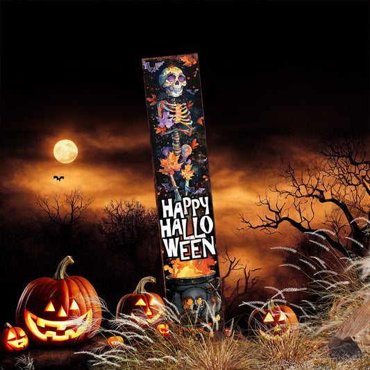 42-inch Happy Halloween Watercolor Garden Stake | Halloween Decor | Perfect for Outdoor Decor on Patio and Lawn Decor