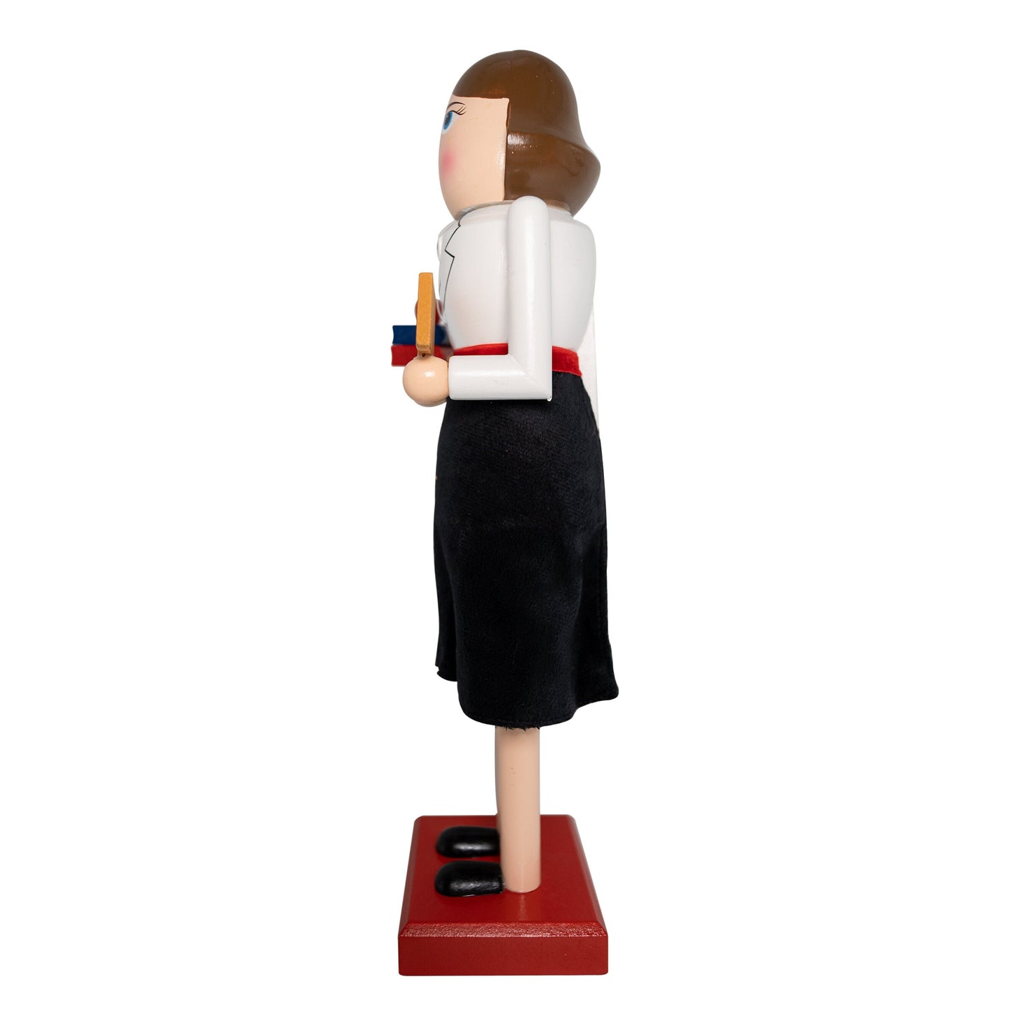 14-inch Wooden Nutcrackers Christmas Decoration Figures (Teacher Lady)