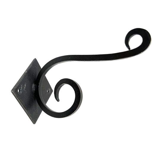 Wrought Iron Scroll Hook Set of 6, Kitchen Cabinet Knobs Dresser Knobs Drawer Knobs Handles