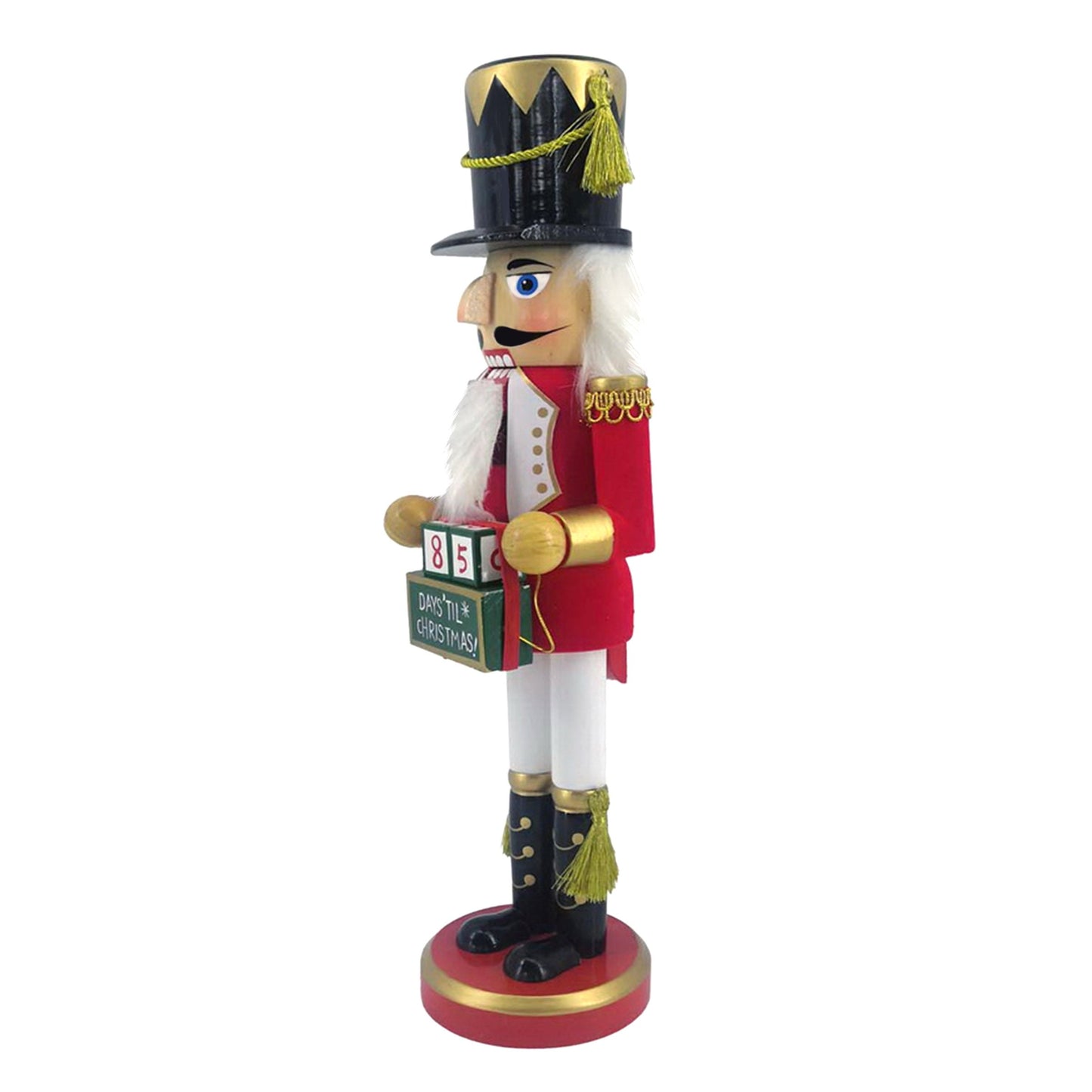 14-inch Wooden Nutcrackers Christmas Decoration Figures (Advent Calendar)