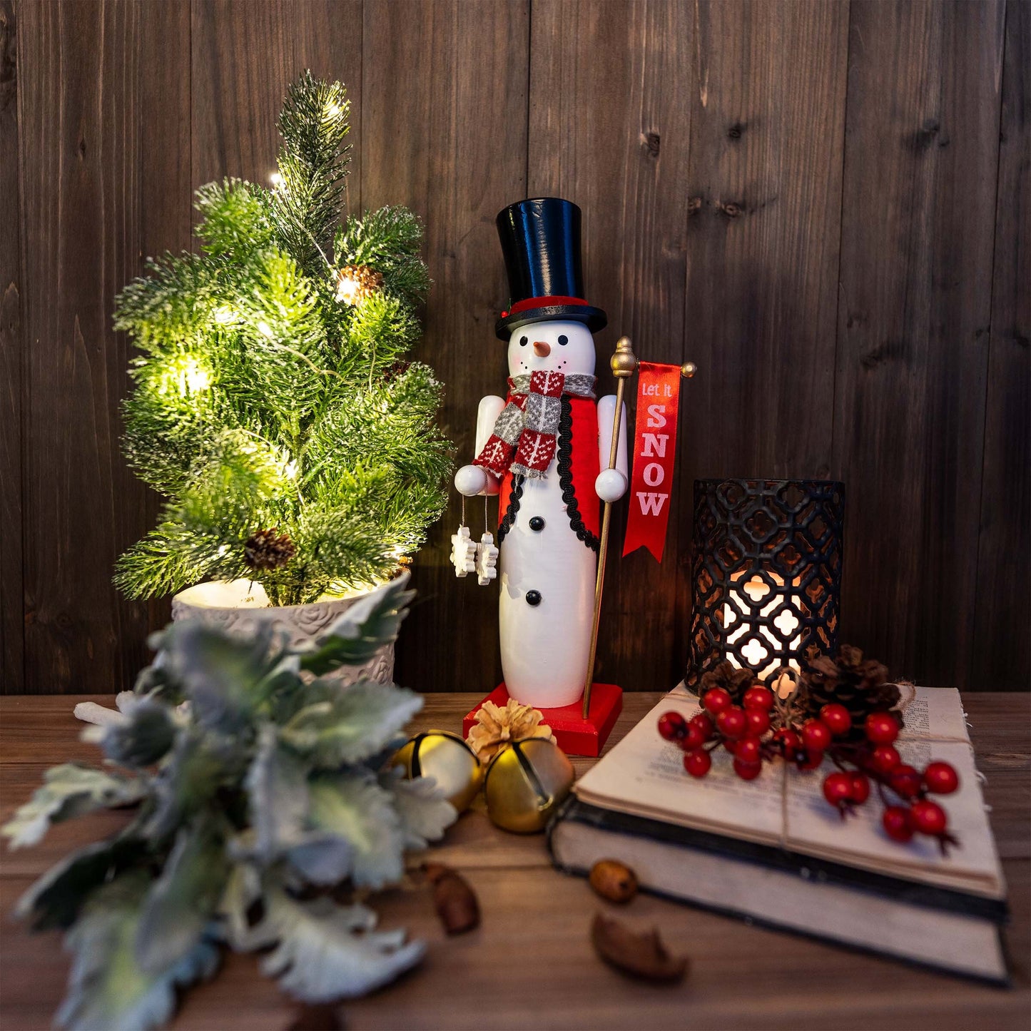 14" Snowman Nutcracker