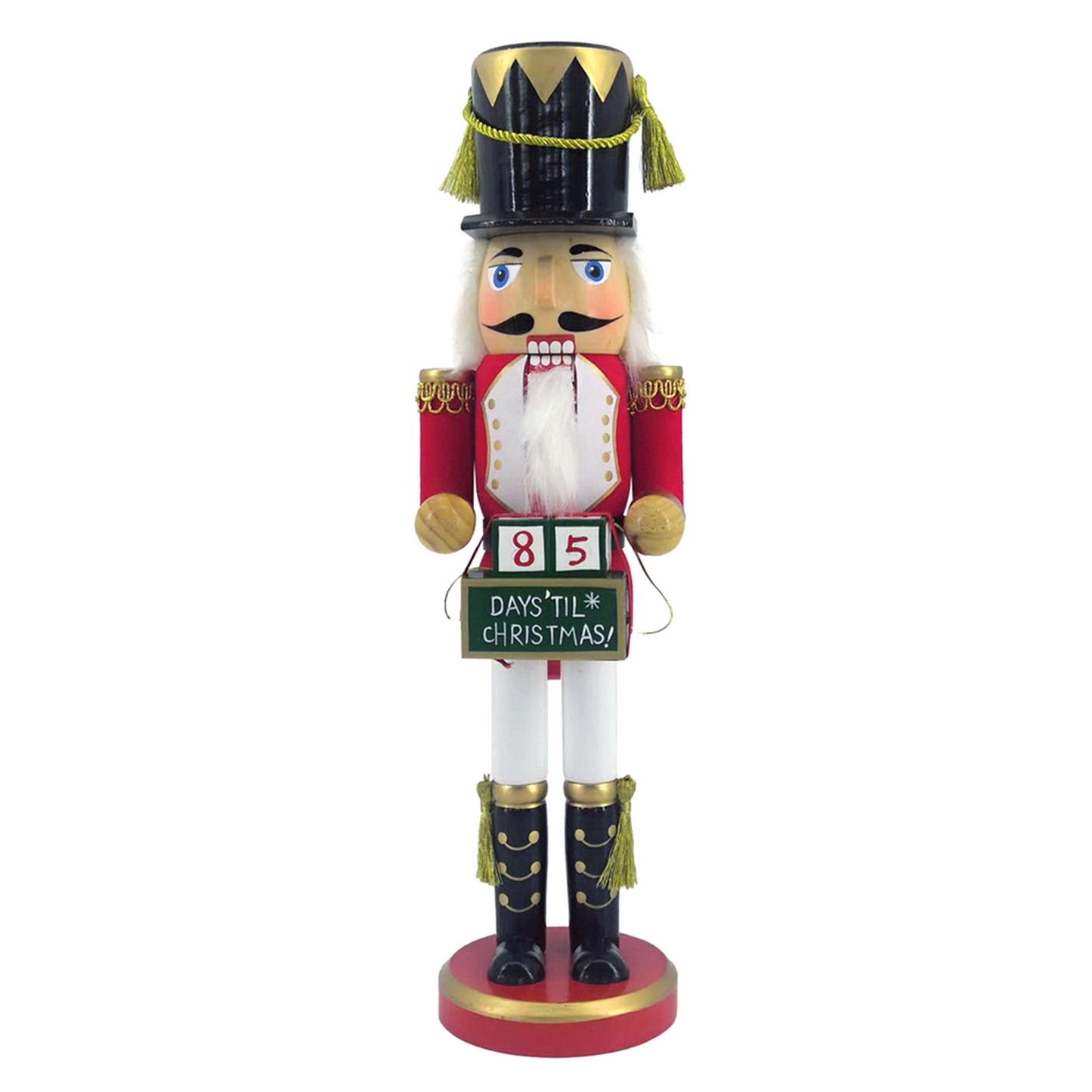 14-inch Wooden Nutcrackers Christmas Decoration Figures (Advent Calendar)