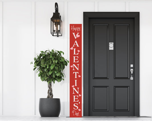 72in Outdoor Happy Valentine's Day Sign for Front Door | Welcome Sign, Welcome Sign for Front Porch Standing